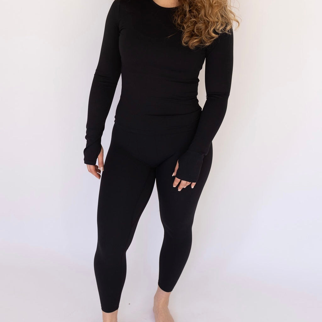 Ski Bunny Set - Black Bottom