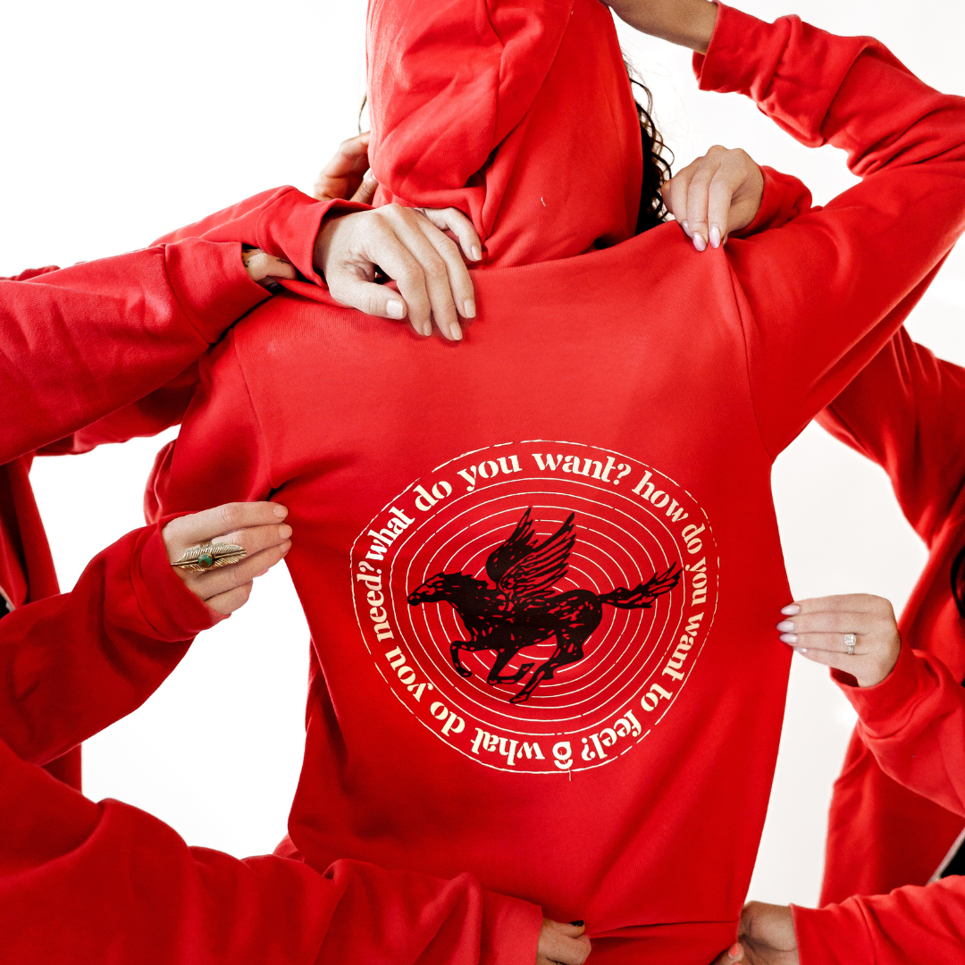 Red Pegasus Zip Up