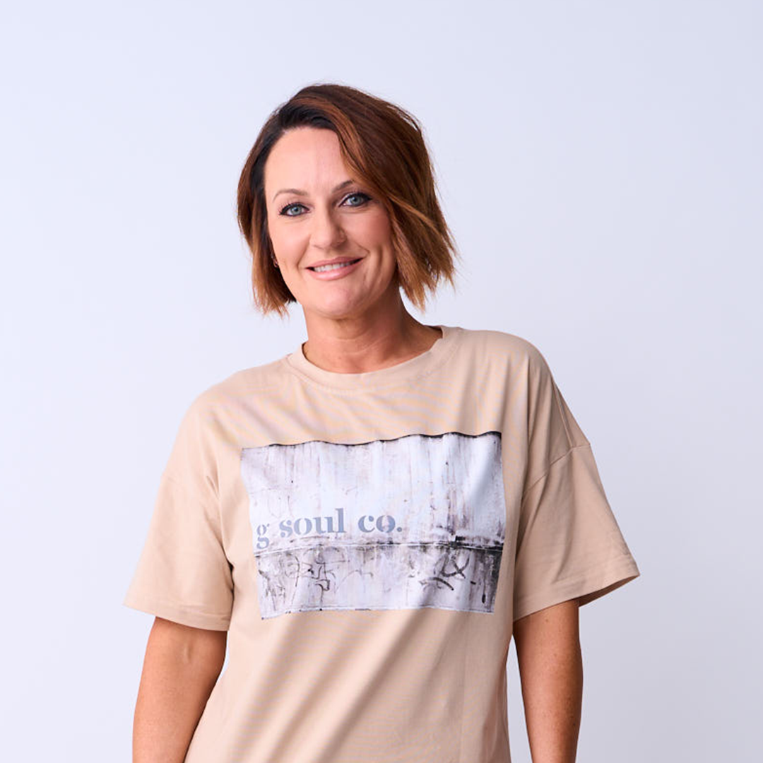 Oversized Graffiti Wall Tee