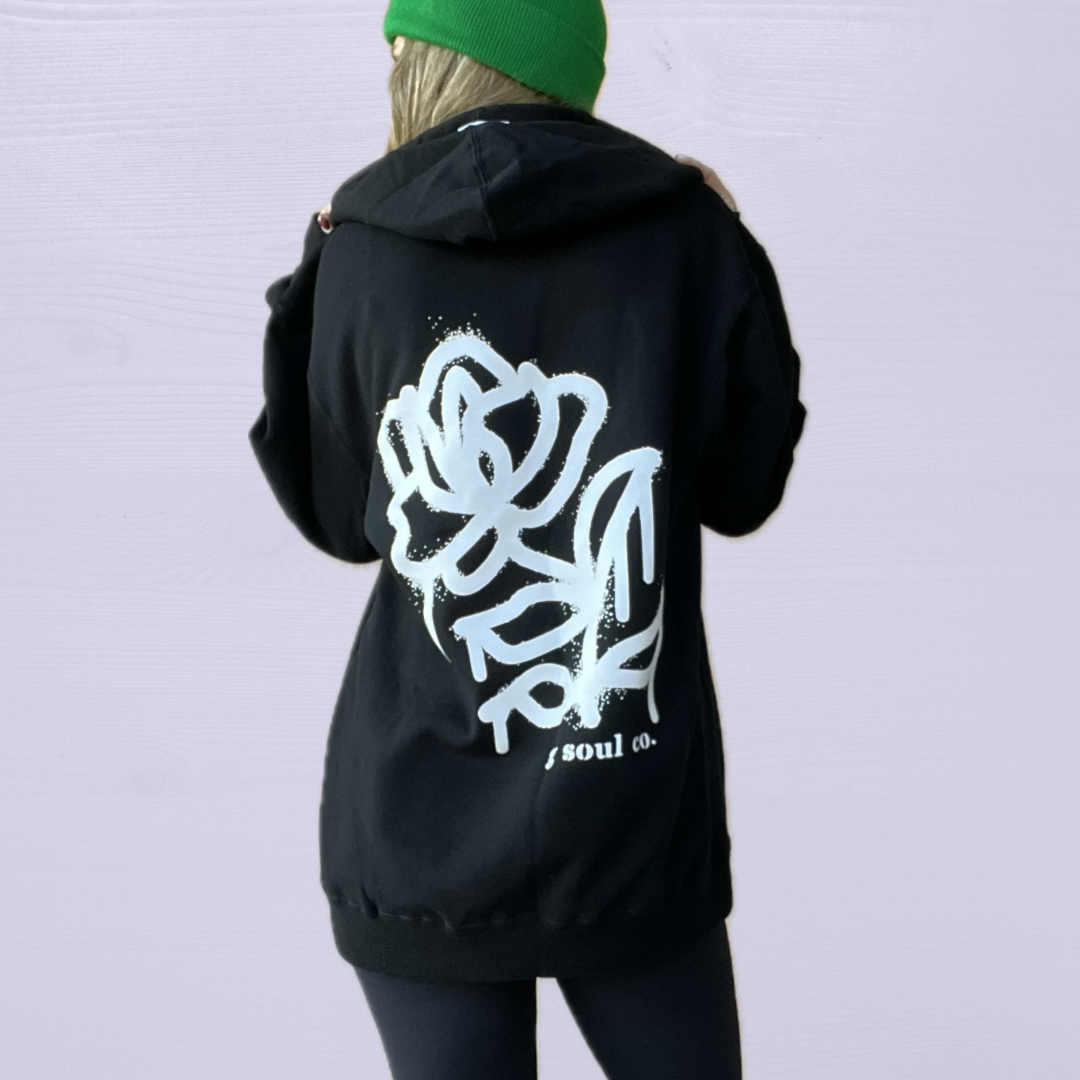 Graffiti Rose Sweatshirt