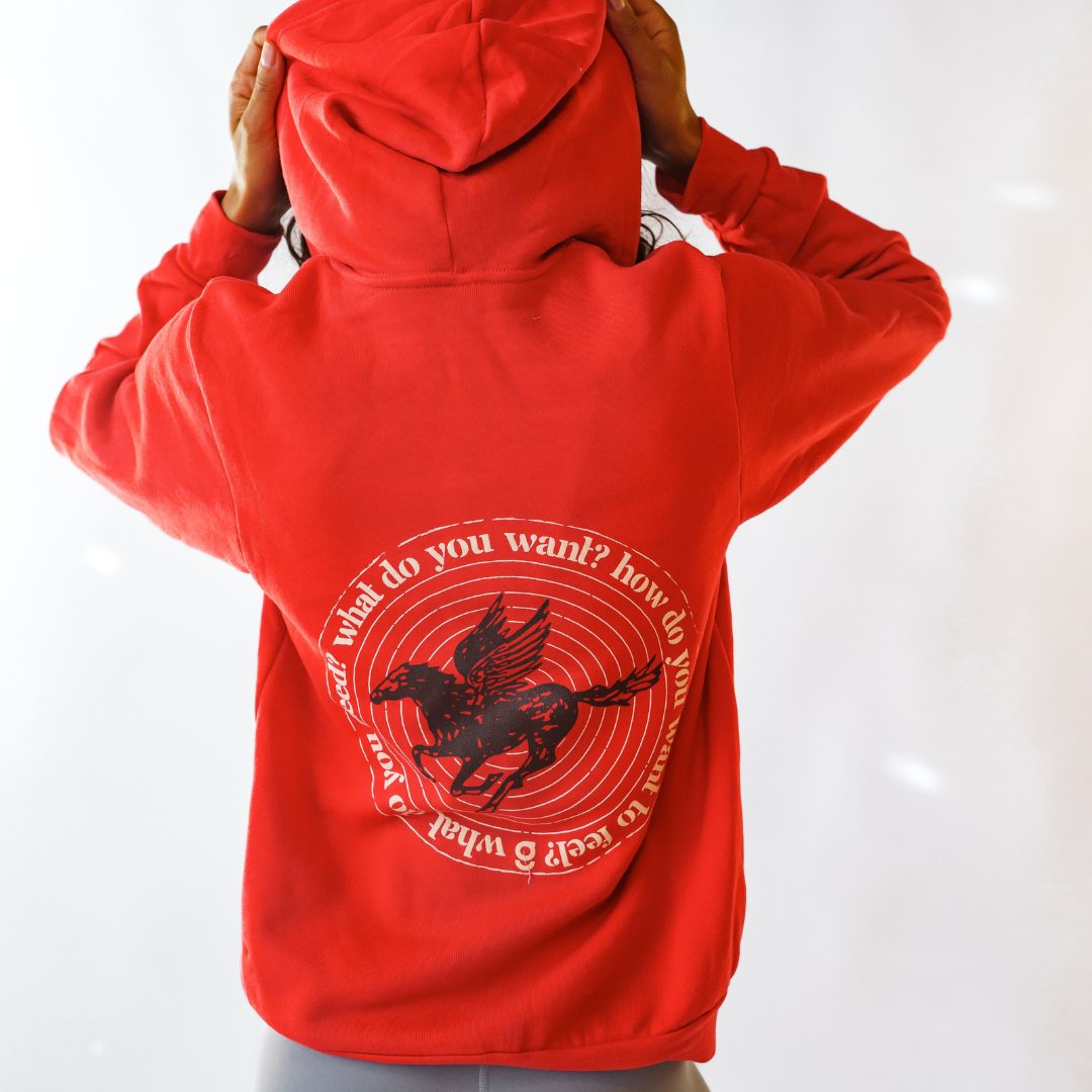 Red Pegasus Zip Up