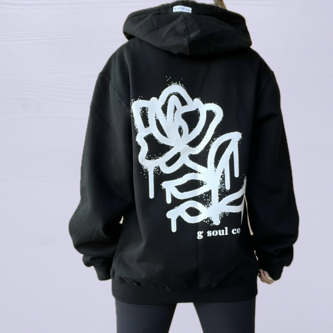 Graffiti Rose Sweatshirt