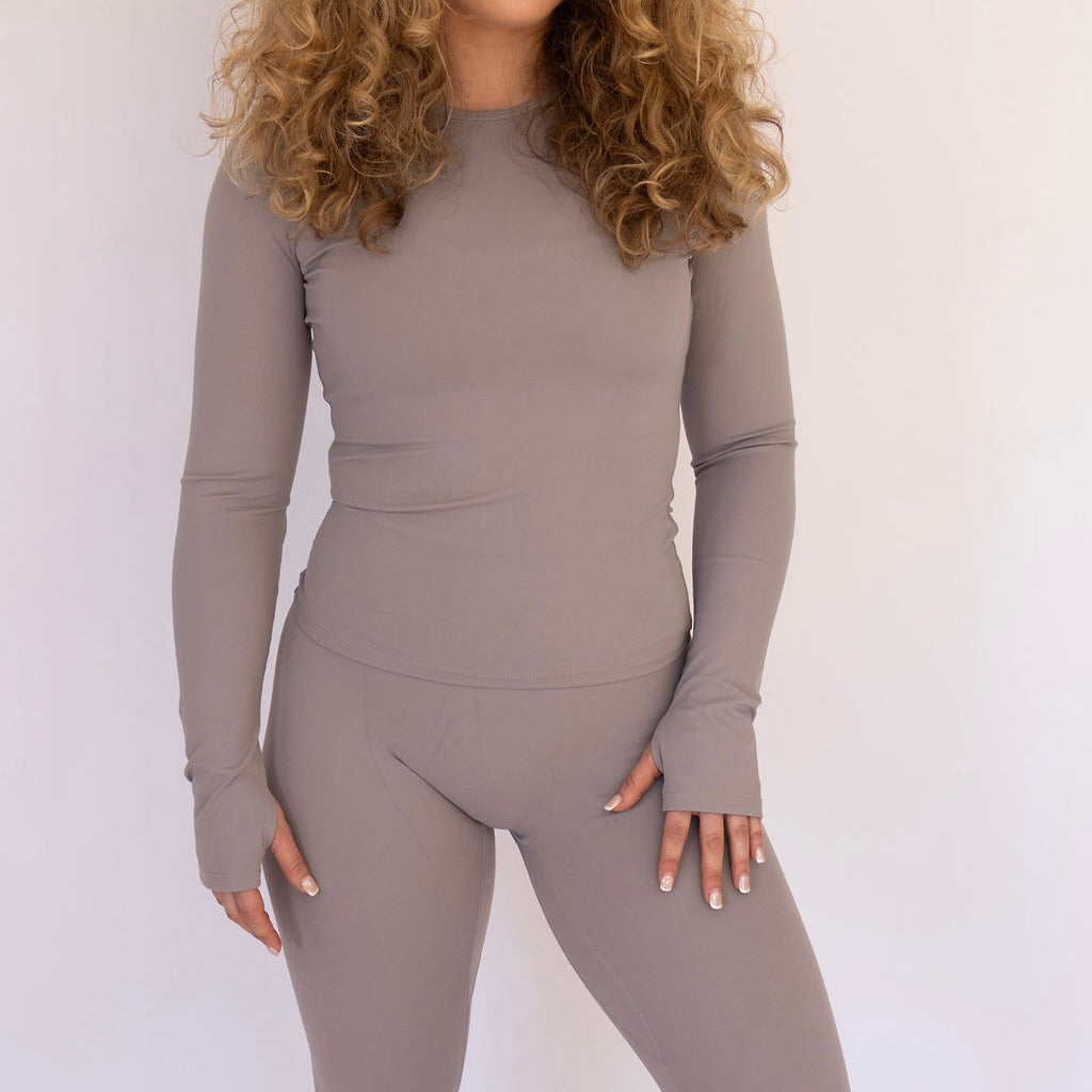 Ski Bunny Set - Grey Top
