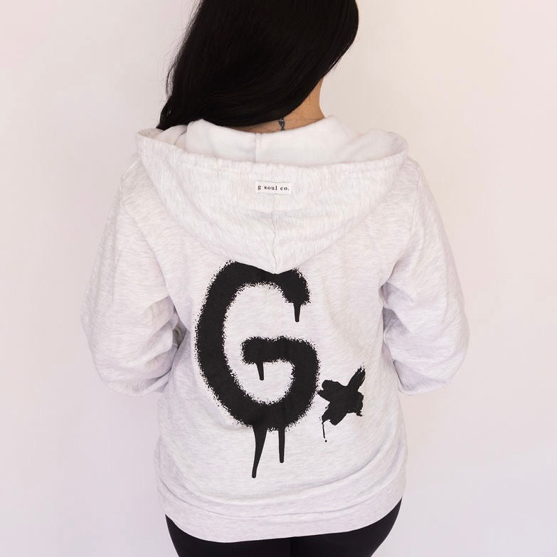 Graffiti G Zip Up Sweatshirt