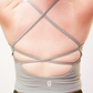 Strappy Tank Bra - Grey