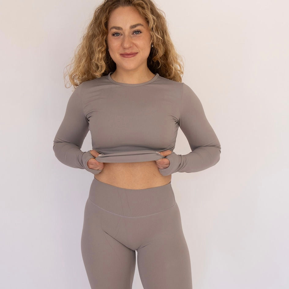Ski Bunny Set - Grey Top