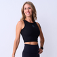 G Crop Tank - Black