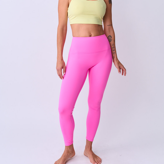Sorbet Neon Yoga Pant - Pink