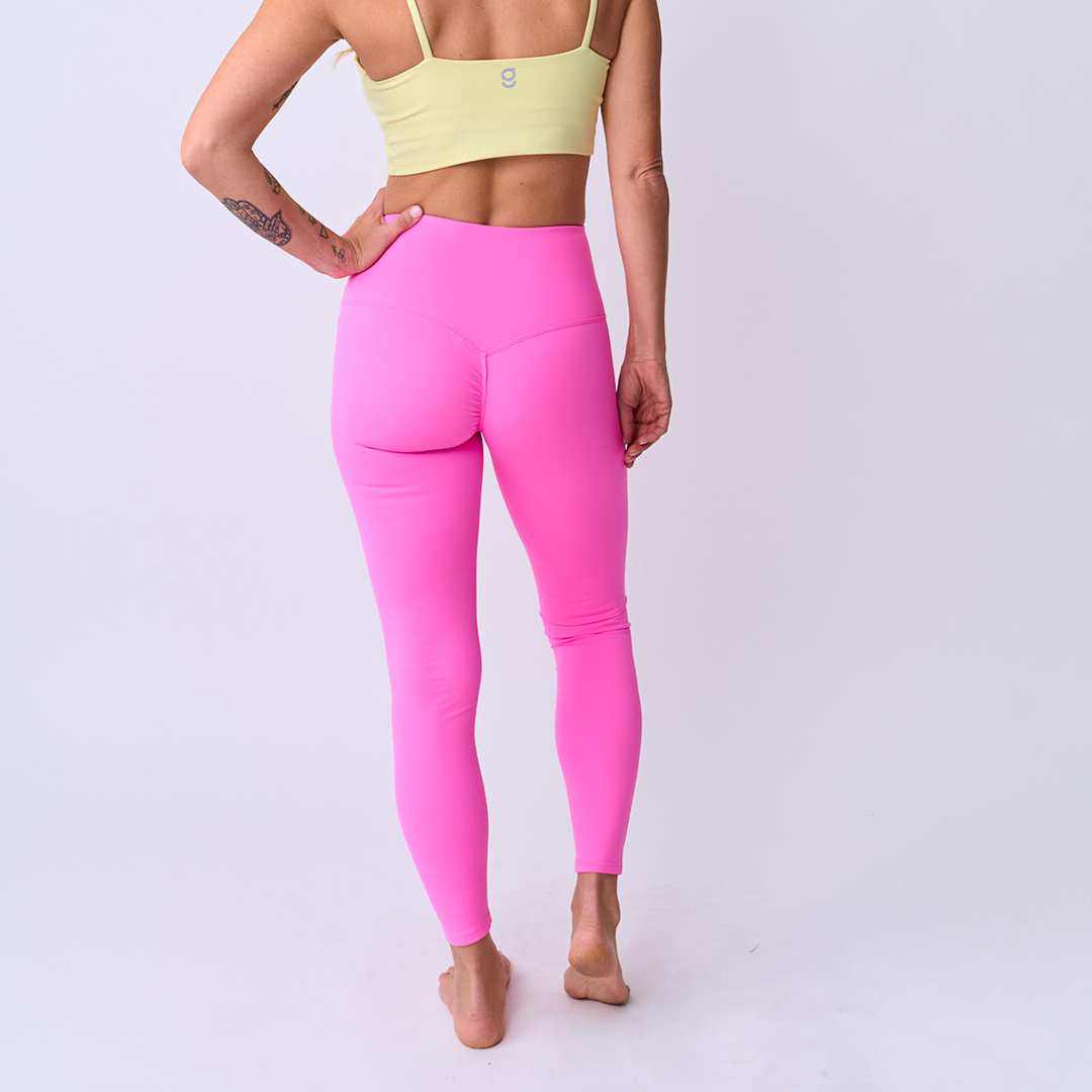 Sorbet Neon Yoga Pant - Pink