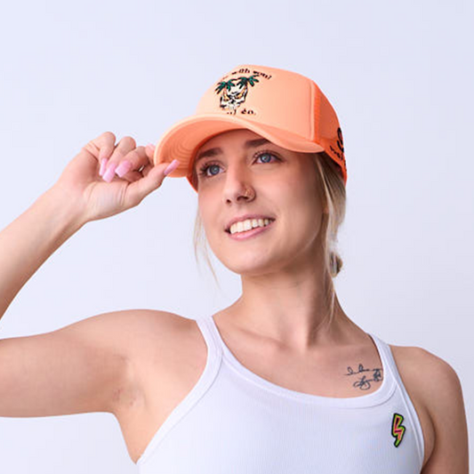 Made With Soul Orange Trucker Hat