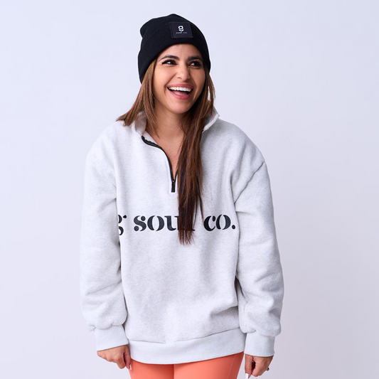 The Aspen Half Zip Sweatshirt