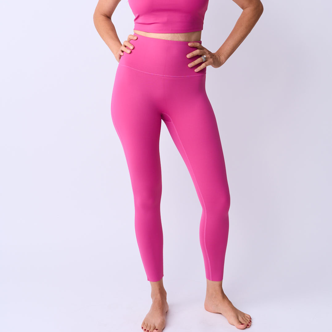 Raspberry Yoga Set - Leggings