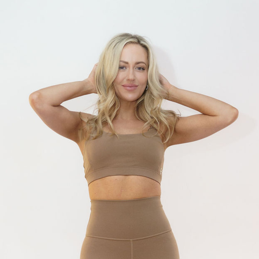 G Yoga Bra - Tan