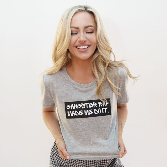Gangster Rap Crop Tee