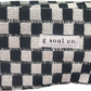 Checkered Cosmetic Bag