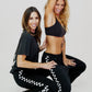 Checkered Side Stripe Sweatpants